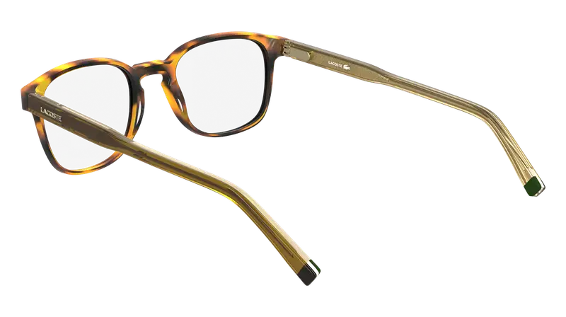 Lacoste Uomo L2964 214 Montature da vista Bio-iniettato Havana Squadrata Normale miniatura 2