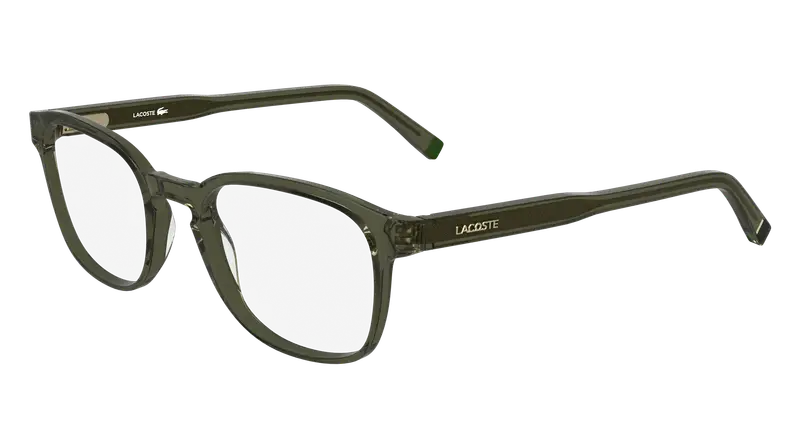 Lacoste Uomo L2964 275 Montature da vista Bio-iniettato Verde  Squadrata Normale