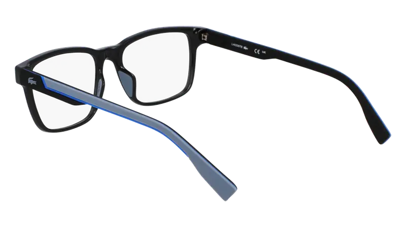 Lacoste Uomo L2965 001 Montature da vista Bio-iniettato Nero Squadrata Normale miniatura 2