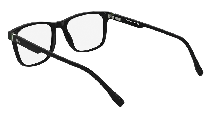 Lacoste Uomo L2974 001 Montature da vista Bio-iniettato Nero Squadrata Normale miniatura 3