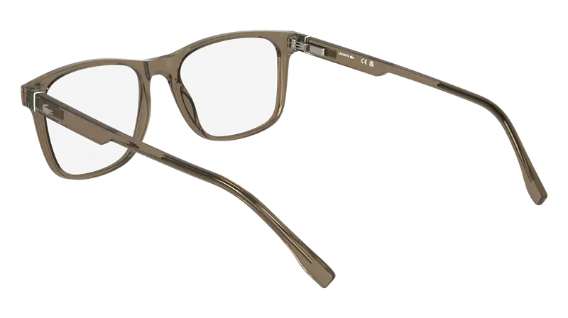 Lacoste Uomo L2974 210 Montature da vista Bio-iniettato Marrone Squadrata Normale miniatura 3