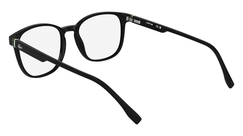 Lacoste Uomo L2975 001 Montature da vista Bio-iniettato Nero Squadrata Normale miniatura 3