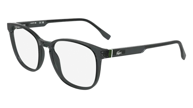 Lacoste Uomo L2975 035 Montature da vista Bio-iniettato Grigio Squadrata Normale