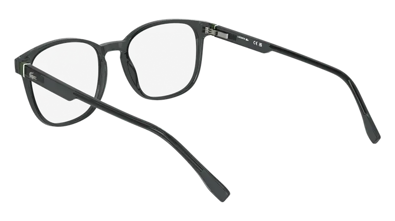 Lacoste Uomo L2975 035 Montature da vista Bio-iniettato Grigio Squadrata Normale miniatura 3