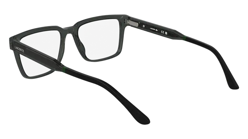 Lacoste Uomo L2976 035 Montature da vista Bio-iniettato Grigio Squadrata Normale miniatura 3
