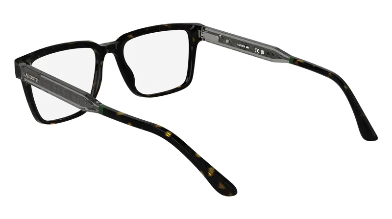 Lacoste Uomo L2976 230 Montature da vista Bio-iniettato Havana Squadrata Normale miniatura 3