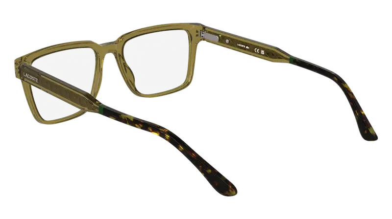 Lacoste Uomo L2976 264 Montature da vista Bio-iniettato Beige Squadrata Normale miniatura 3