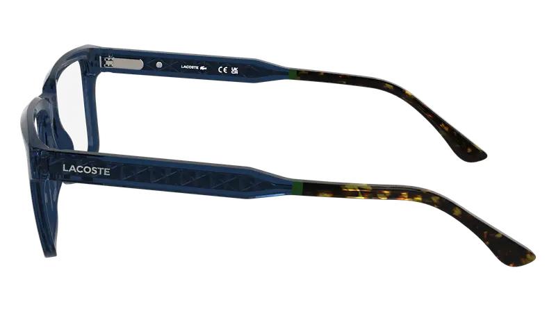 Lacoste Uomo L2976 410 Montature da vista Bio-iniettato Blu Squadrata Normale miniatura 2