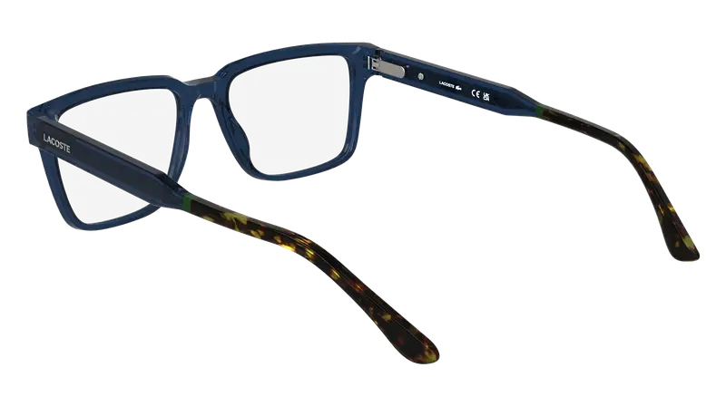 Lacoste Uomo L2976 410 Montature da vista Bio-iniettato Blu Squadrata Normale miniatura 3