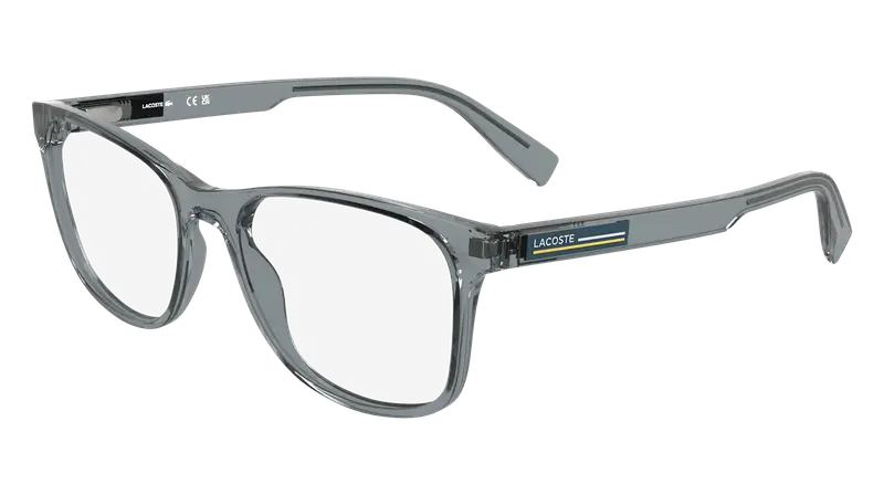 Lacoste Uomo L2979 035 Montature da vista Bio-iniettato Grigio Squadrata Normale