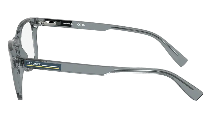 Lacoste Uomo L2979 035 Montature da vista Bio-iniettato Grigio Squadrata Normale miniatura 2