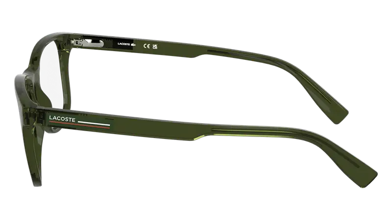 Lacoste Uomo L2979 275 Montature da vista Bio-iniettato Verde Squadrata Normale miniatura 2
