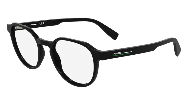 Lacoste Uomo L2980 001 Montature da vista Bio-iniettato Nero Squadrata Normale