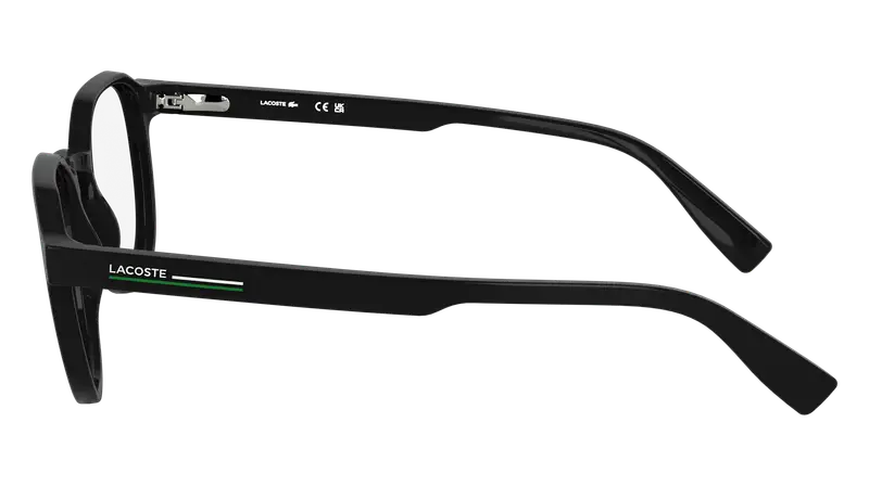 Lacoste Uomo L2980 001 Montature da vista Bio-iniettato Nero Squadrata Normale miniatura 2