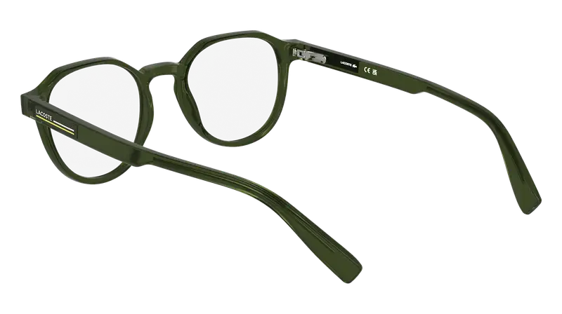 Lacoste Uomo L2980 275 Montature da vista Bio-iniettato Verde Squadrata Normale miniatura 3