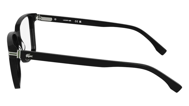 Lacoste Uomo L2986 1 Montature da vista Acetato Nero Squadrata Normale miniatura 2