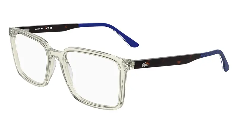 Uomo L2992 264 Montature da vista Acetato Beige Squadrata Normale