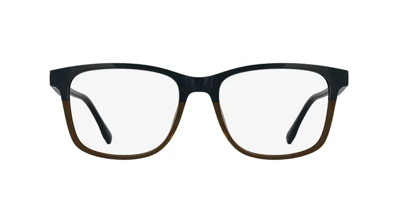 Uomo L4002 410 Montature da vista Bio-iniettato Blu Squadrata Normale miniatura 2