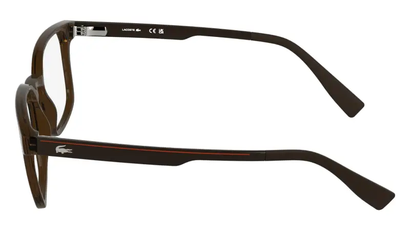 Uomo L4006 210 Montature da vista Bio-iniettato Marrone Squadrata Normale miniatura 3