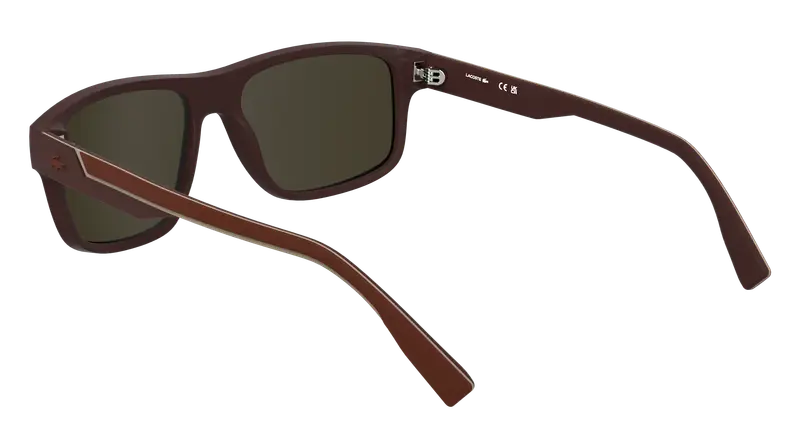 Lacoste Occhiali da sole Uomo Bordeaux 884063 miniatura 3