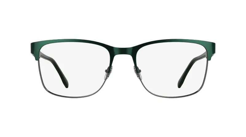 Uomo Lacoste L2319 301 Montature da vista Metallo Verde Squadrata Normale miniatura 2