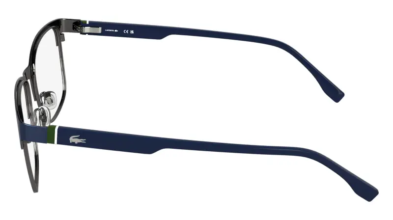 Uomo Lacoste L2319 410 Montature da vista Metallo Blu Squadrata Normale miniatura 3