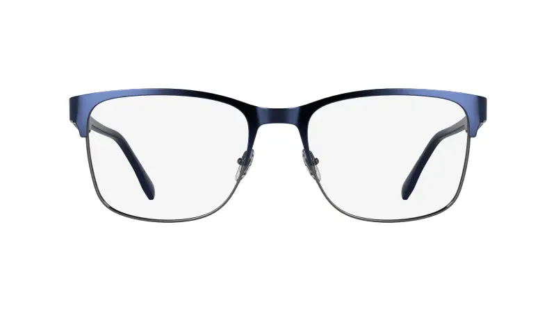 Uomo Lacoste L2319 410 Montature da vista Metallo Blu Squadrata Normale miniatura 2