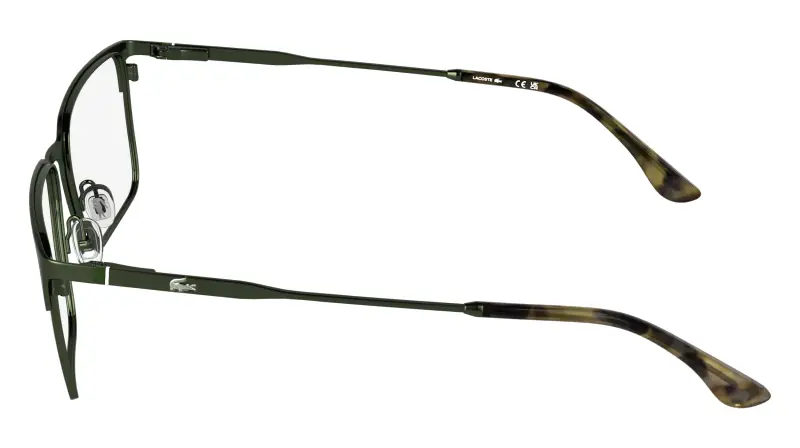 Uomo Lacoste L2321 301 Montature da vista Metallo Verde Squadrata Normale miniatura 3