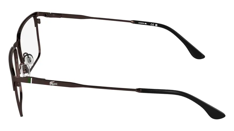 Uomo Lacoste L2321 601 Montature da vista Metallo Bordeaux Squadrata Normale miniatura 3