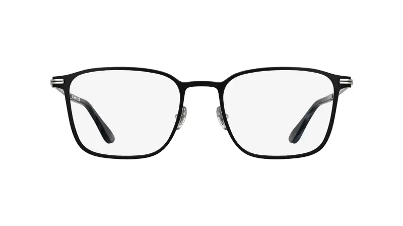 Uomo Lacoste L2325 002 Montature da vista Metallo Nero Squadrata Normale miniatura 2