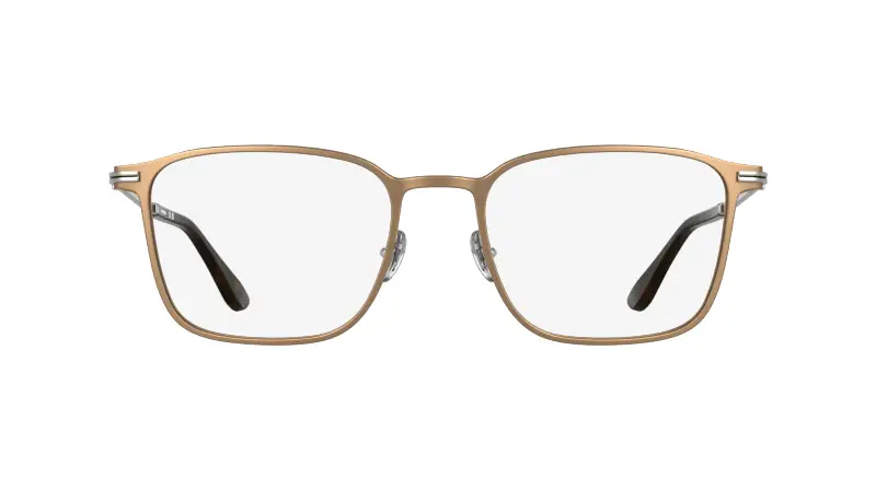 Uomo Lacoste L2325 750 Montature da vista Metallo Oro Squadrata Normale miniatura 2