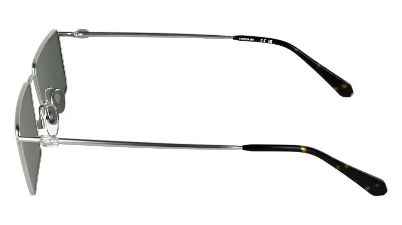 Lacoste Occhiali da sole Uomo Argento 4324688 miniatura 3