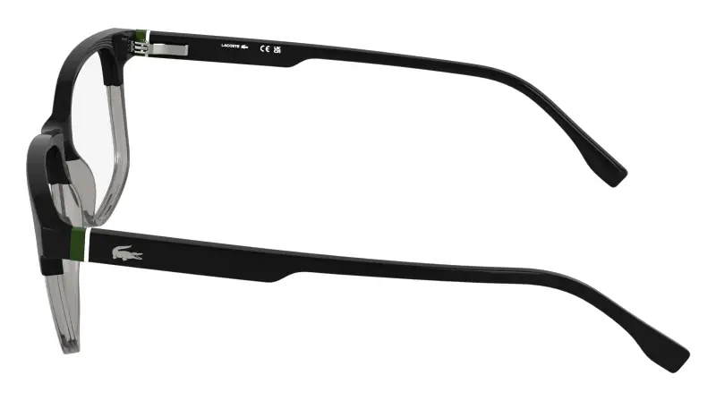 Uomo Lacoste L4002 001 Montature da vista Bio-iniettato Nero Squadrata Normale miniatura 3