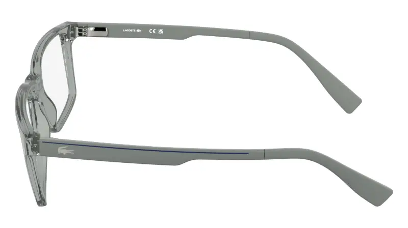 Uomo Lacoste L4005 035 Montature da vista Bio-iniettato Grigio Squadrata Normale miniatura 3