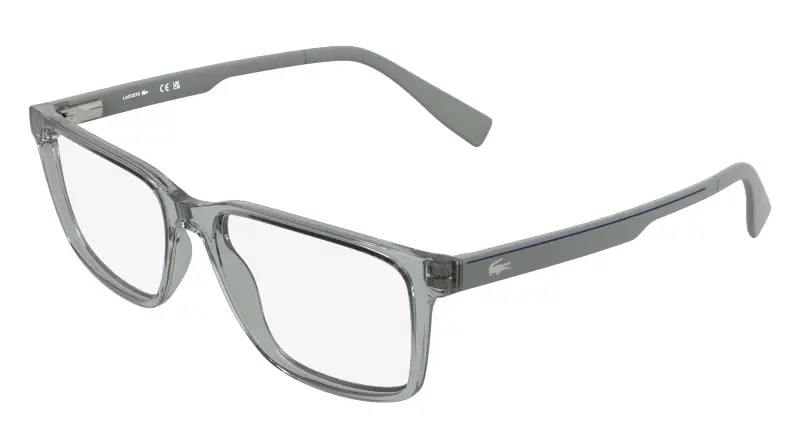 Uomo Lacoste L4005 035 Montature da vista Bio-iniettato Grigio Squadrata Normale