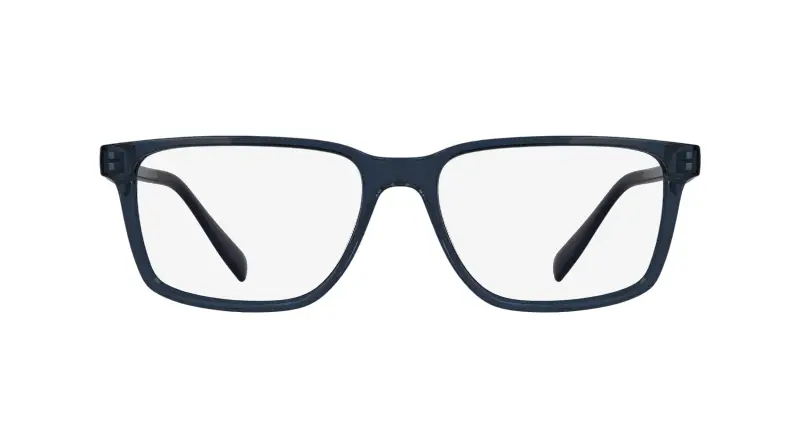 Uomo Lacoste L4005 410 Montature da vista Bio-iniettato Blu Squadrata Normale miniatura 2