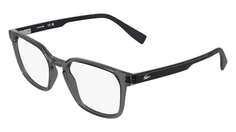 Uomo Lacoste L4006 035 Montature da vista Bio-iniettato Grigio Squadrata Normale