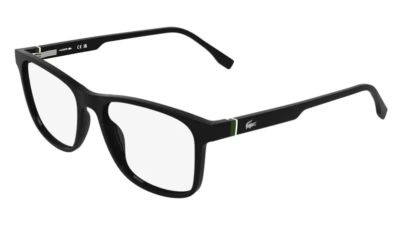 Uomo Lacoste L4007MAG-SET 001 Montature da vista Bio-iniettato Nero Grigio Squadrata Normale