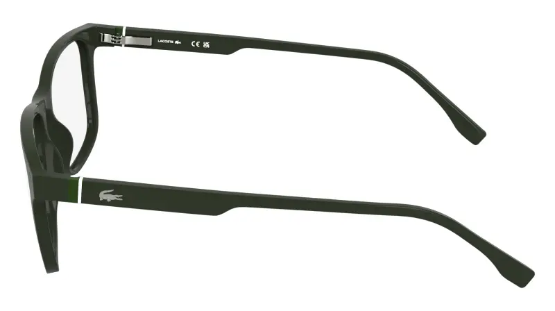 Uomo Lacoste L4007MAG-SET 301 Montature da vista Bio-iniettato Verde Squadrata Normale miniatura 3