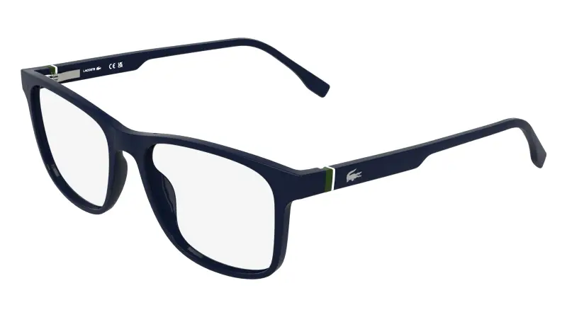 Uomo Lacoste L4007MAG-SET 410 Montature da vista Bio-iniettato Blu Blu Squadrata Normale