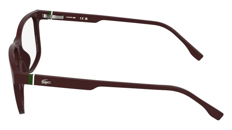 Uomo Lacoste L4007MAG-SET 601 Montature da vista Bio-iniettato Bordeaux Marrone Squadrata Normale miniatura 3