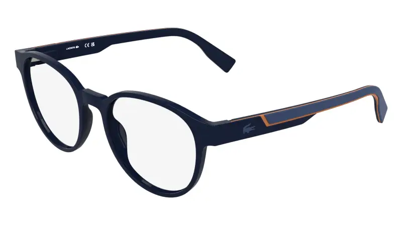 Uomo Lacoste L4009MAG-SET 410 Montature da vista Bio-iniettato Blu Blu Squadrata Normale