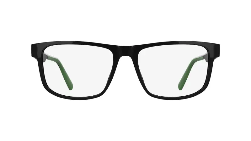 Uomo Lacoste L4011 001 Montature da vista Bio-iniettato Nero Squadrata Normale miniatura 2