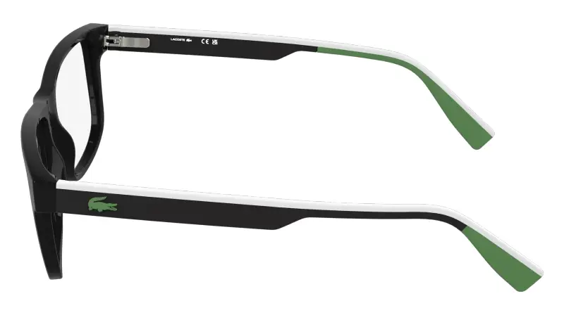 Uomo Lacoste L4011 001 Montature da vista Bio-iniettato Nero Squadrata Normale miniatura 3