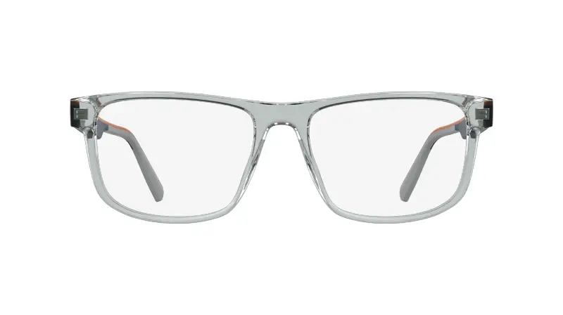Uomo Lacoste L4011 035 Montature da vista Bio-iniettato Grigio Squadrata Normale miniatura 2