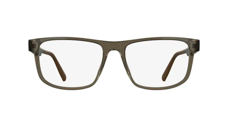 Uomo Lacoste L4011 200 Montature da vista Bio-iniettato Marrone Squadrata Normale miniatura 2