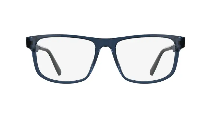 Uomo Lacoste L4011 410 Montature da vista Bio-iniettato Blu Squadrata Normale miniatura 2