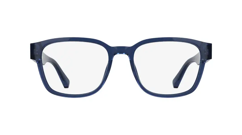 Uomo Lacoste L4012 410 Montature da vista Bio-iniettato Blu Squadrata Normale miniatura 2