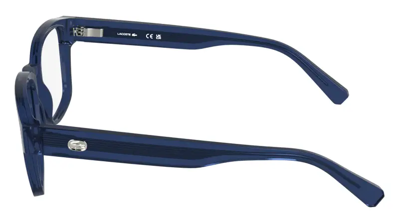 Uomo Lacoste L4012 410 Montature da vista Bio-iniettato Blu Squadrata Normale miniatura 3