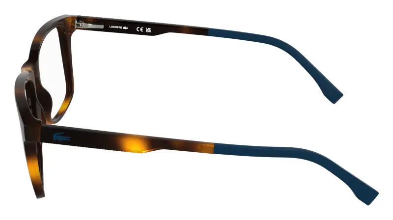 Uomo Lacoste L4013 214 Montature da vista Bio-iniettato Havana Squadrata Normale miniatura 3